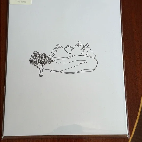 “The Lakes” Taylor Swift minimalist line art BRAND NEW 8x10 - Picture 1 of 3
